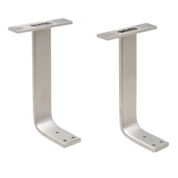 SPRINGFIELD ALUMINUM 100 DEGREE BOAT SEAT CHAIR ARM REST FRAME BRACKETS