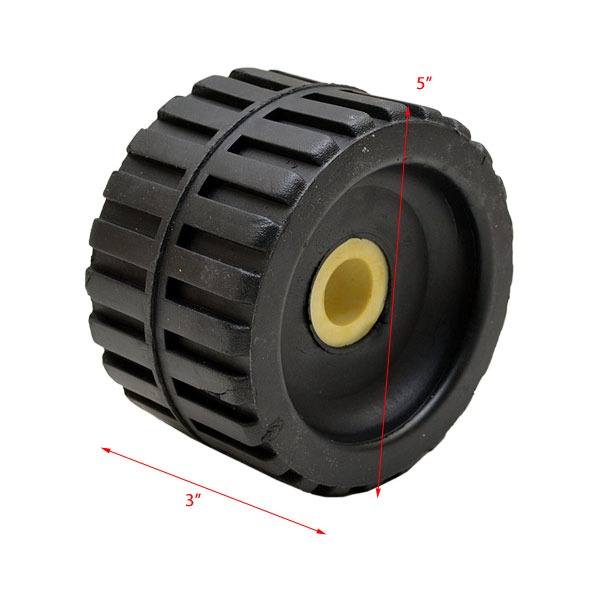 Craton Boat Wobble Rollers RR50356 5 Inch Ribbed Rubber (Pair) eBay