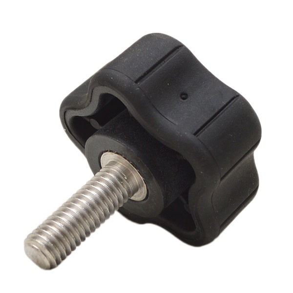 Custom 1 7/8 Inch Black Boat Wakeboard Tower / Rack Handle / Knob (Pair