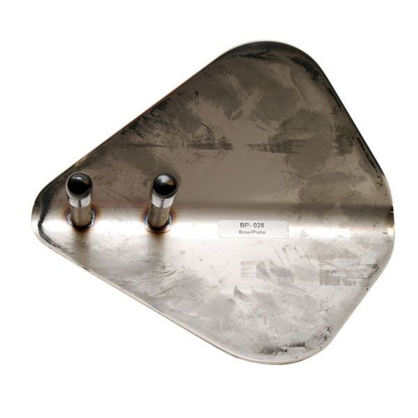 Tracker Marine 127153 Stainless Steel 9 x 7 5/8 Inch Boat Bow Plate BP028