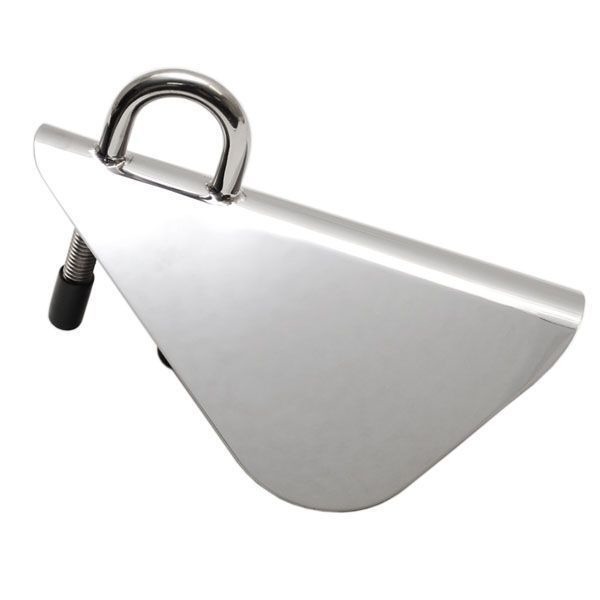 Tracker Marine 127153 Stainless Steel 9 x 7 5/8 Inch Boat Bow Plate BP028
