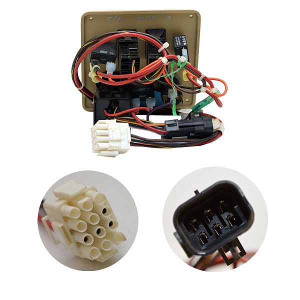 Bennington Pontoon Tan Plastic 5 1/4 Square Boat Ignition and Switch