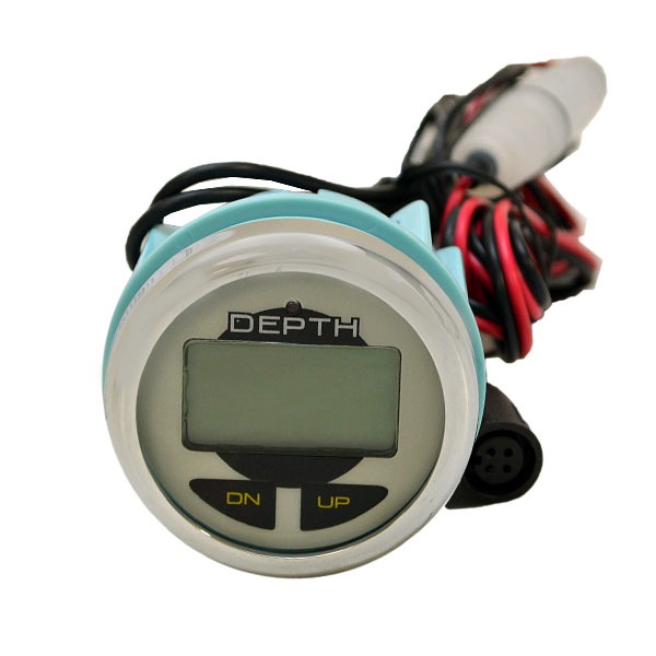 NORCROSS 1000.14T MERCURY SILVER / GRAY 2 INCH BOAT DEPTH FINDER GAUGE