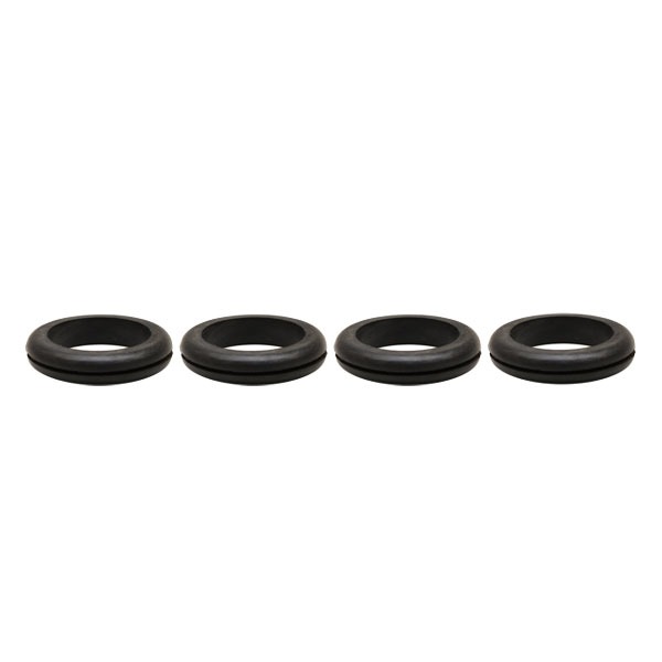 Misty Harbor 1007 Black 1 1/2 Inch Rubber Boat Wire Grommets (Set of 4