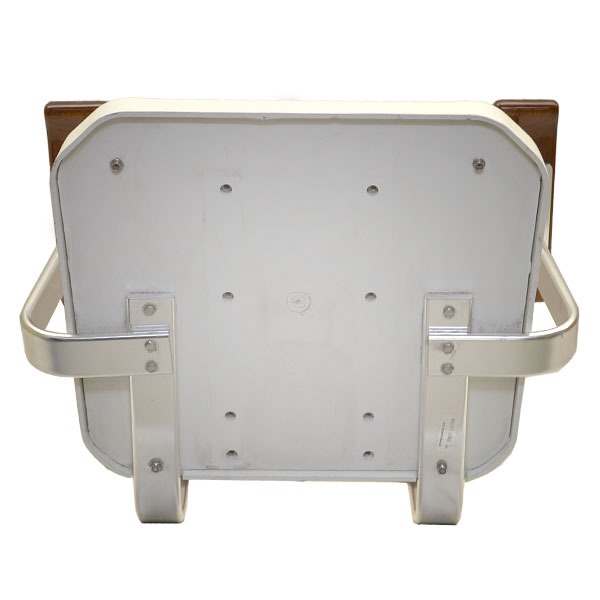 T3373POSI Teak / Fiberglass Boat Helm Seating Chair w