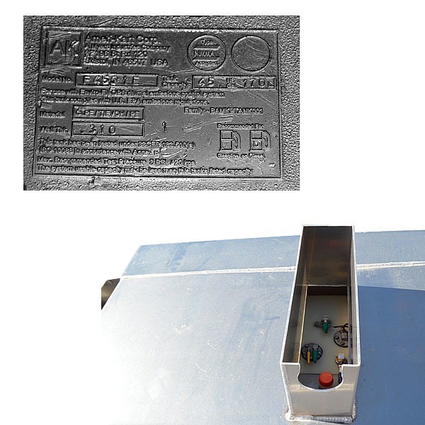 Custom 27Ft x 24" Center Pontoon Boat Transom Engine Fuel Tank Pod