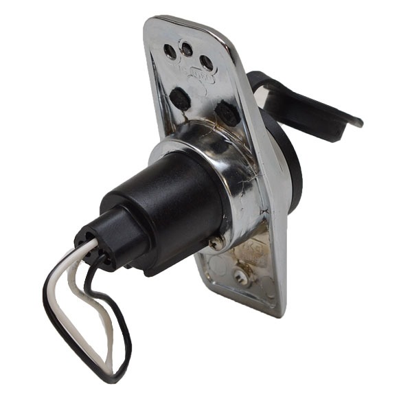 Perko 1060PBXCHR Chrome 4 x 1 5/8 Inch Pole Light Boat Plug In