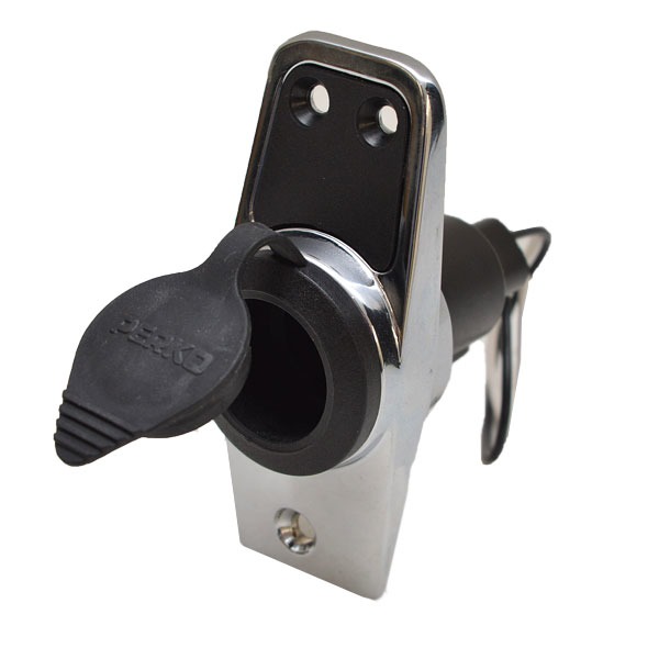 Perko 1060PBXCHR Chrome 4 x 1 5/8 Inch Pole Light Boat Plug In
