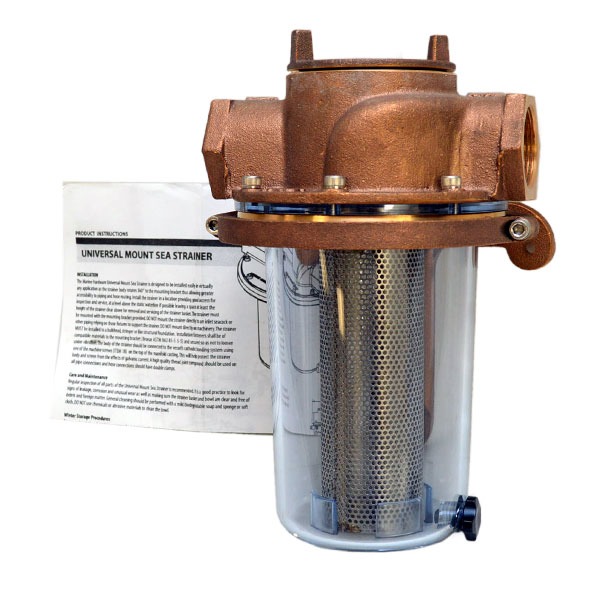Marine Hardware SEASUM1.25 Universal 1 1/4 Boat Swivel Mount Sea Strainer eBay