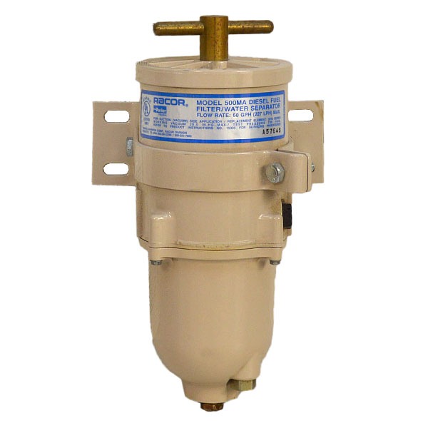 Racor / Parker 500MAM Beige 60 GPH Boat Heavy Duty Diesel Fuel Filter / Water Se eBay