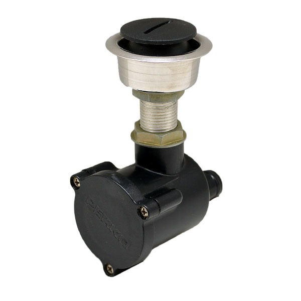 Perko 0630 Series Black 5/8 Inch Plastic Boat PTrap Gas Tank Vent