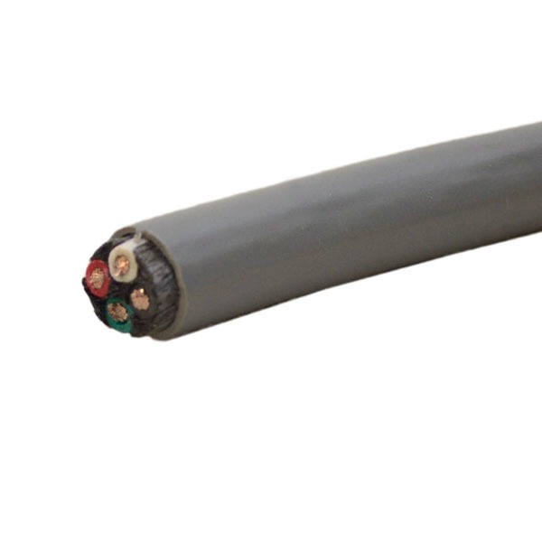 Cobra Gray 12/4 AWG Round BC5W2 Multi Conductor Marine Cable UL Boat