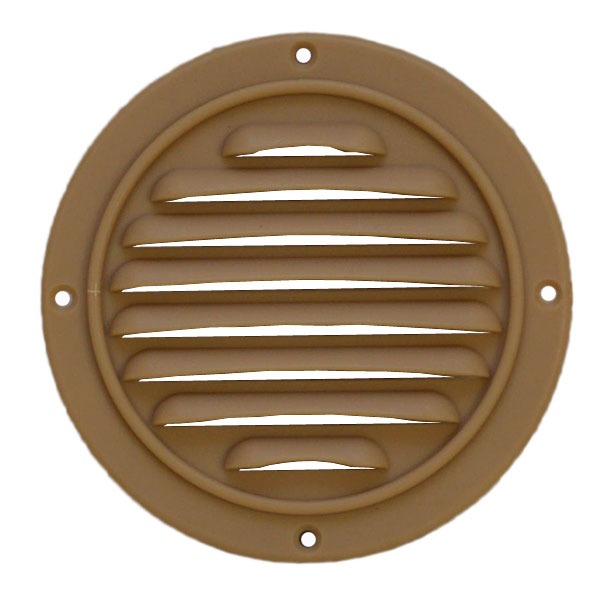 Jet Technologies Almond 3 7/8 Inches Plastic Boat Air Conditioner Vent