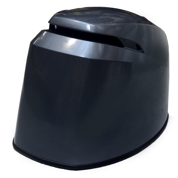 Yamaha OEM 115 Gray Fiberglass Boat Motor Top Cowling / Hood / Cowl (No