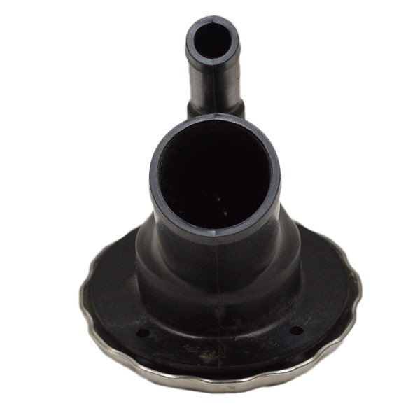 Perko 0580SPL002 Silver / Black Stainless Steel Boat Angled Gas Fill