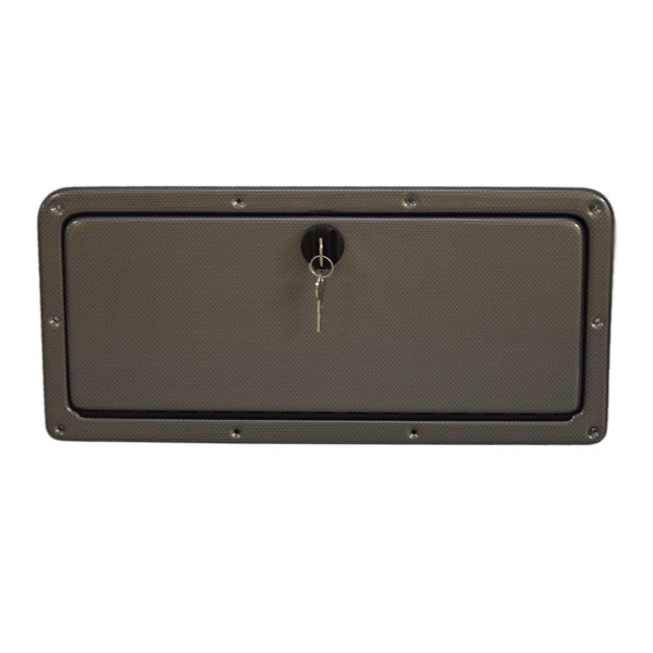 Rinker Silver 15 1/8 X 6 Inch Plastic Boat Glove Box Door with Keys eBay