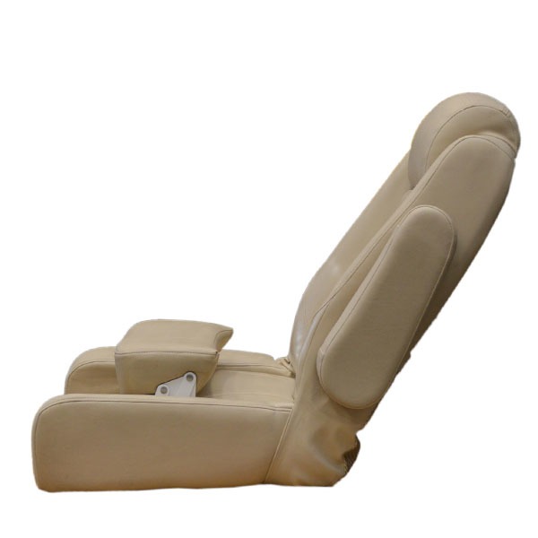 Misty Harbor Khaki Reclining Boat Captain Bolster Seat Chair Recliner