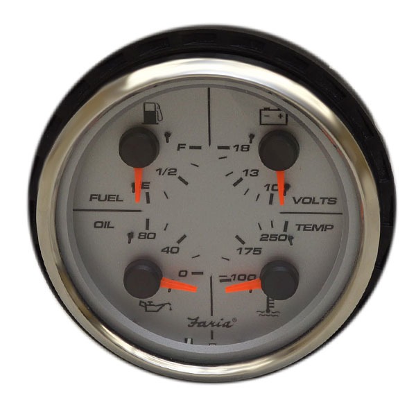 Faria GFC905A Faria Performance Series Oversized Boat MultiFunction Gauge