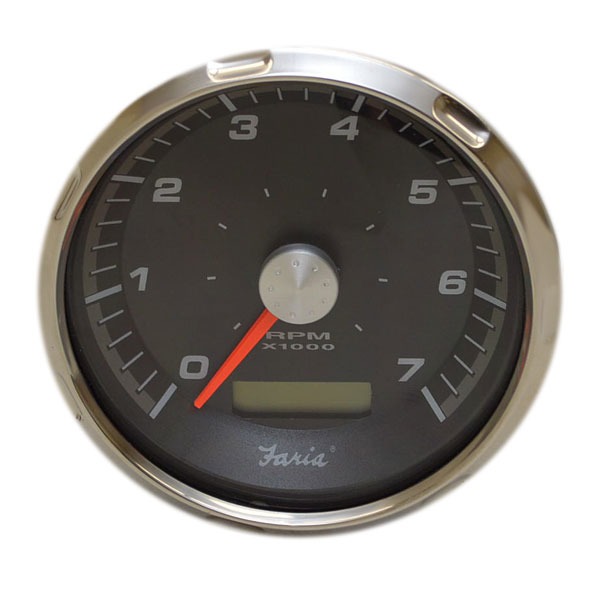 Faria THC623B Pontoon Inboard / Outboard Pontoon Boat Tachometer w