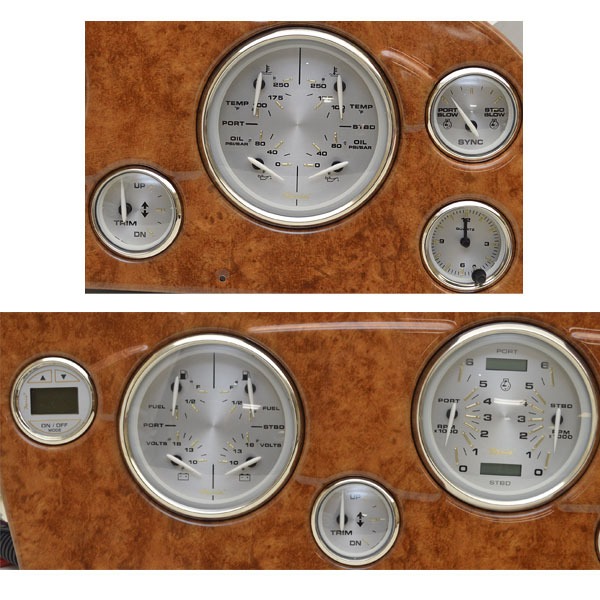 Rinker 360 Woodgrain Marine Boat Dash Panel Kit Assembly 2060896 eBay