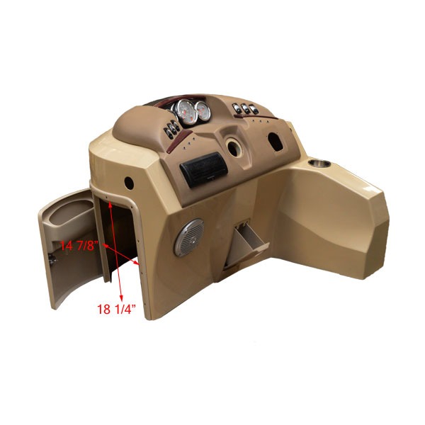 Bennington OEM Brown Tan 41x42 5/8x32 1/4 Marine Pontoon Boat Steering