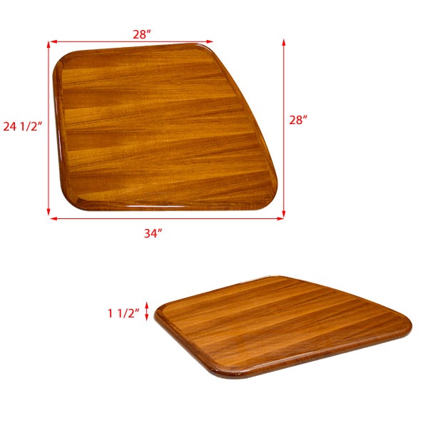 boat table top wood tiara yachts 34 x 28 inch marine laminated glossy wood boat table top wood tiara yachts 34 x 28 inch marine laminated glossy wood