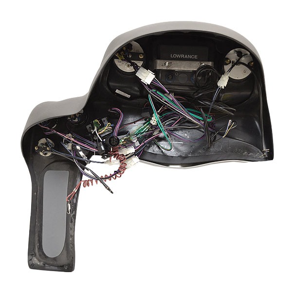 Stratos 201 XL Black Silver Boat Gauge Switch Dash Panel Board 38301A