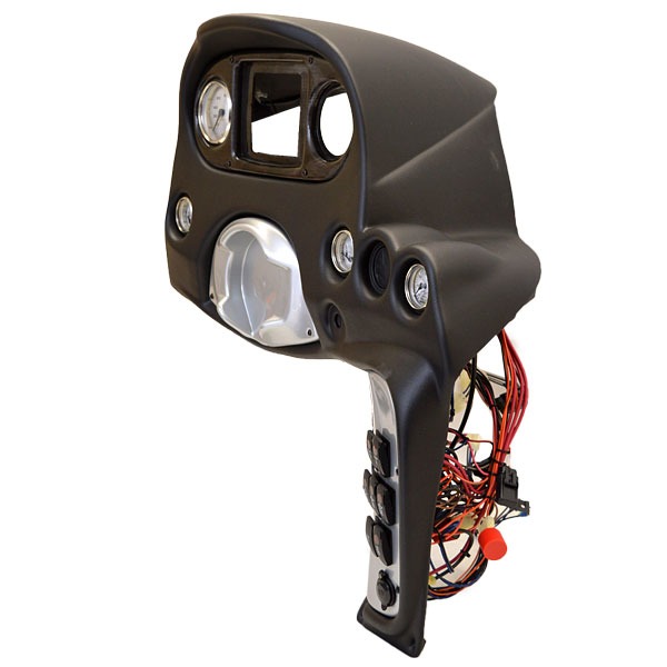 Stratos 200 XL Black Silver Boat Gauge Switch Dash Panel Board 40972D