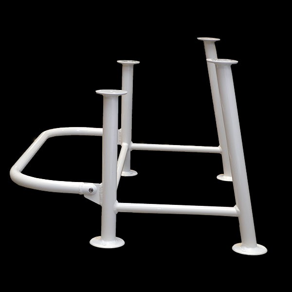 Triton LTS Pro Custom White Aluminum Boat Leaning Post Seat Frame