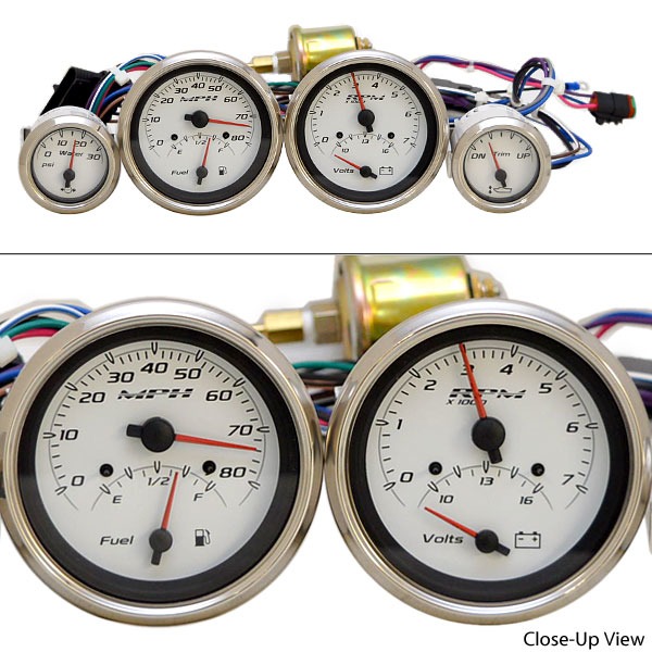 Ranger Beede Boat Gauge Set (4 Piece) 960930 / 960929 / 960928 / 960931