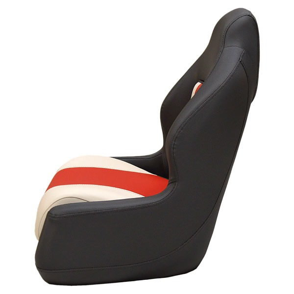 Glastron 0481924 Veada Black Red White Boat Bucket Helm Seat Chair 604739000 eBay