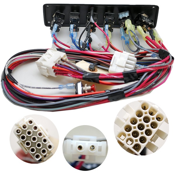 LUND 17/18 FISH BLACK/SILVER WAVE LINK PLASTIC BOAT TOGGLE SWITCH PANEL