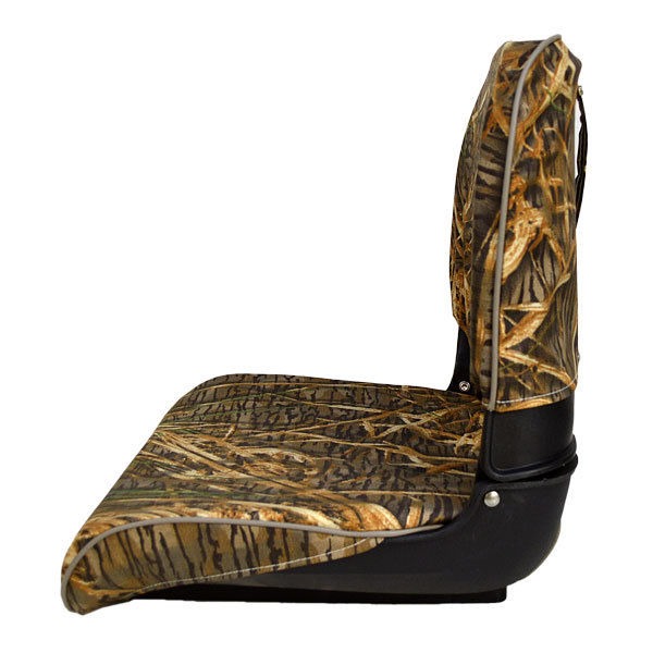 LUND 1823979 TEMPRESS CAMO ALL WEATHER BOAT FOLDING FISHING SEAT SINGLE