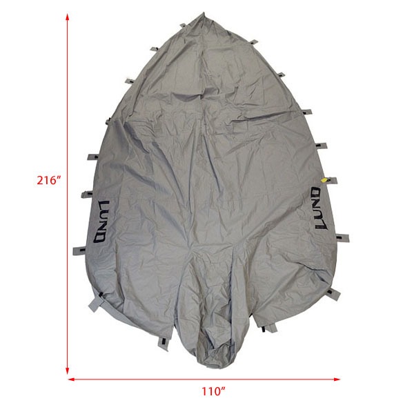 Lund 1725 Pro Guide Gray Canvas Boat Mooring Cover 1997676 eBay