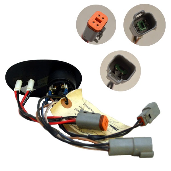 Lund 2004 / 2006 Honda Gray 4 1/8 x 2 3/8 Boat Ignition Switch Panel w