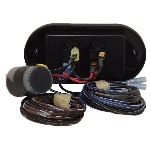 Lund OEM Fish Hawk 2080377 Gray / Black Plastic Boat Livewell Timer