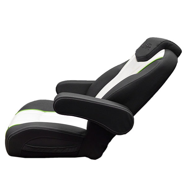 Larson LSR Black Carbon / White Reclining Boat Captains Seat / Chair