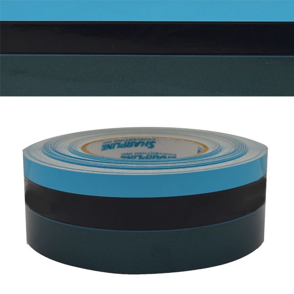 Larson Sky Blue / Navy / Teal 2 1/4 Inch Boat Pinstripe Tape 86391015