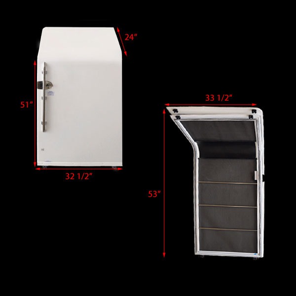 Carver Yachts 7045602 White 33 1/2 x 53 Inch Acrylic Boat Hatch Door eBay