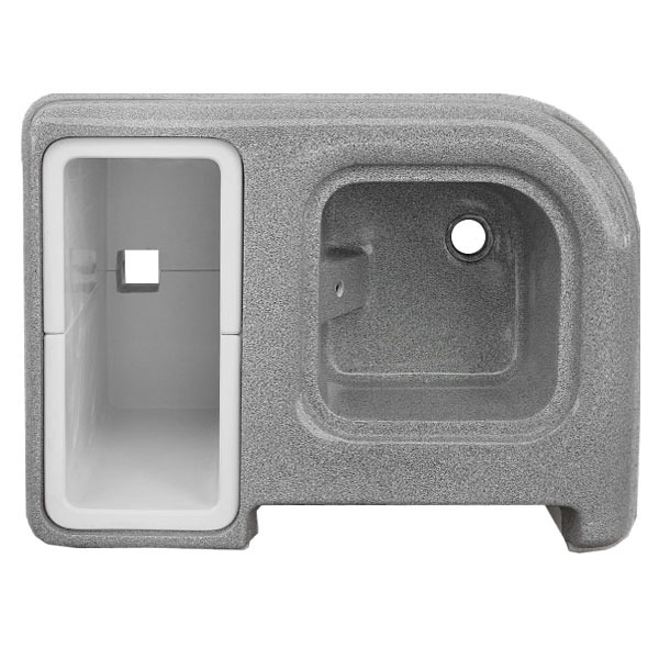 Avalon Fiberglass Pontoon Boat Refreshment Storage Center Sink Console