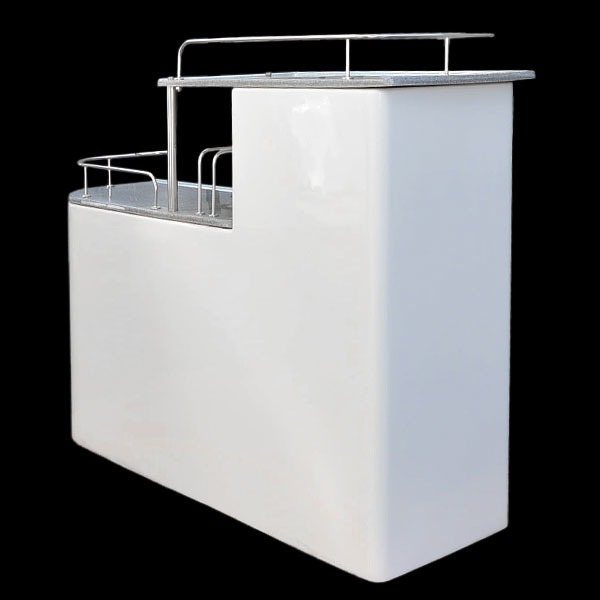 Avalon Fiberglass Pontoon Boat Rear Entry Table Storage