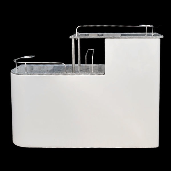 Avalon Fiberglass Pontoon Boat Rear Entry Table Storage