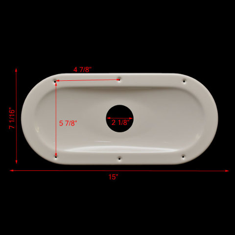 boat radar manufacturers rinker 221424 white 15 inch plastic boat radar mounting plate boat radar manufacturers rinker 221424 white 15 inch plastic boat radar mounting plate