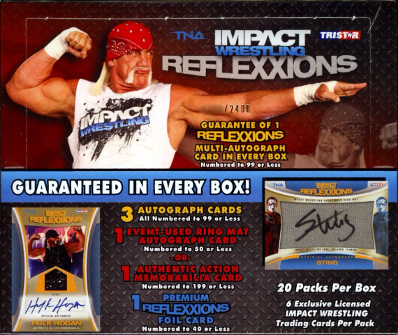 2012 Tristar TNA Impact Reflexxions Wrestling Hobby Box (Sealed) 1732/2400