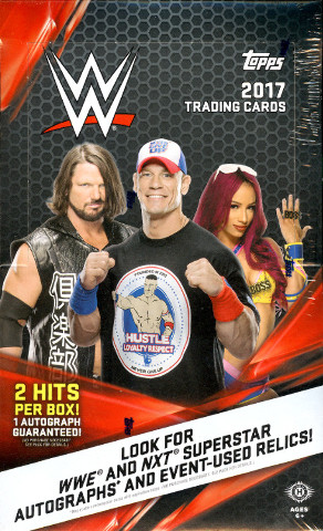 2017 Topps WWE Wrestling Hobby (24 Pack) Box (Factory Sealed)