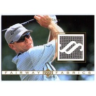 IAN LEGGATT 2003 Upper Deck Fairway Fabrics Used Worn Golf Tournament Shirt Card