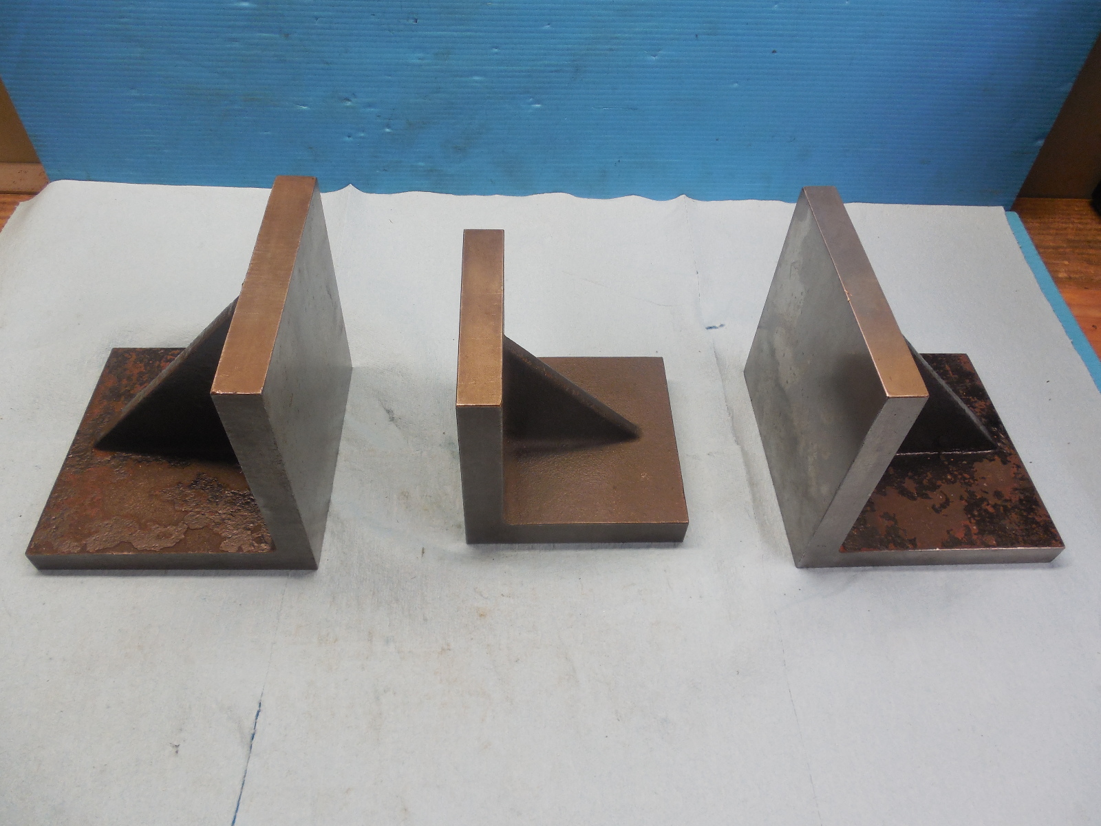 LOT OF ANGLE PLATES FOR MACHINE SHOP CNC BORING MILL BRIDGEPORT
