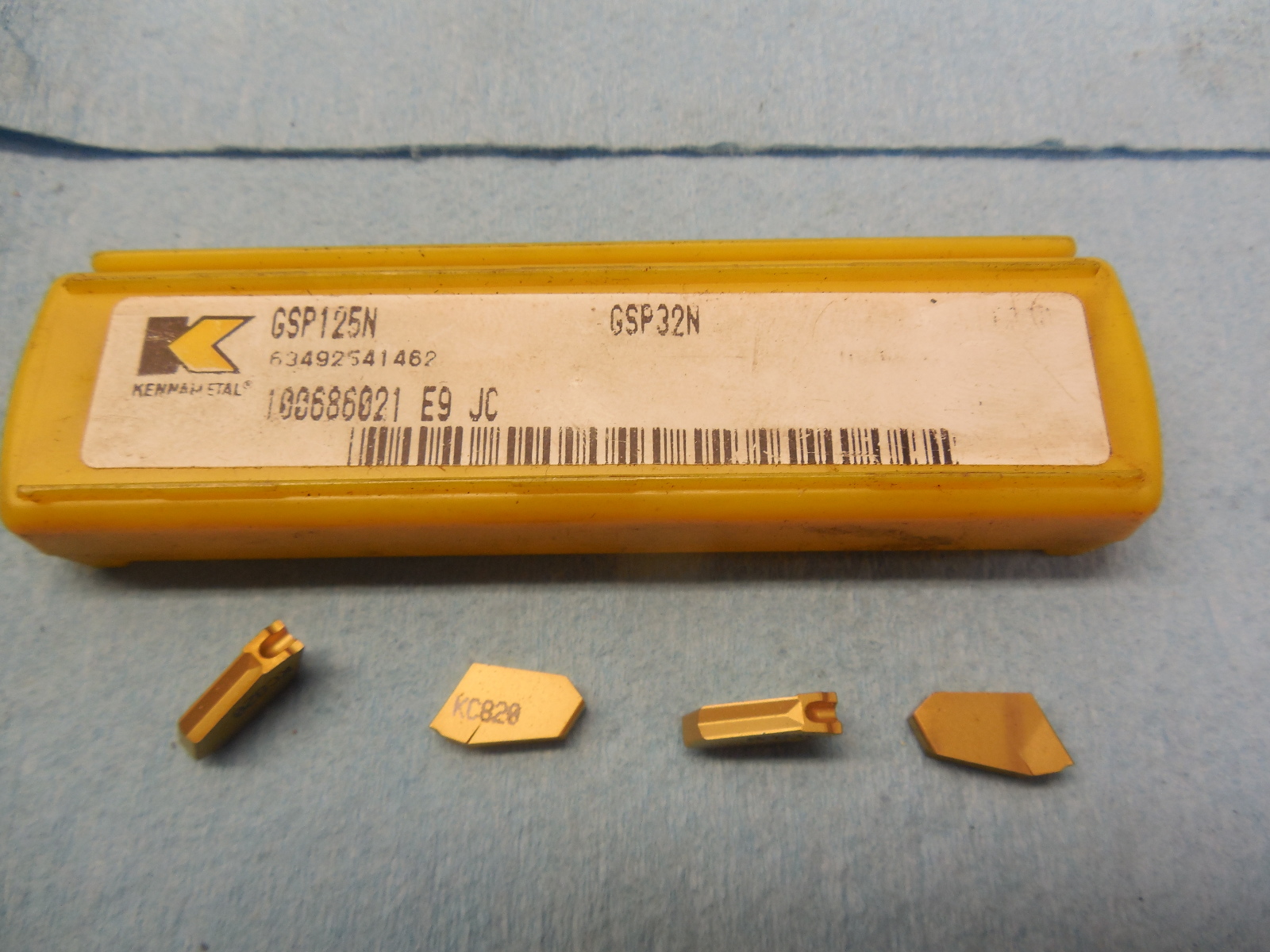 15 pcs LOT OF NEW KENNAMETAL CARBIDE CUT OFF & PARTING INSERTS GS GSP