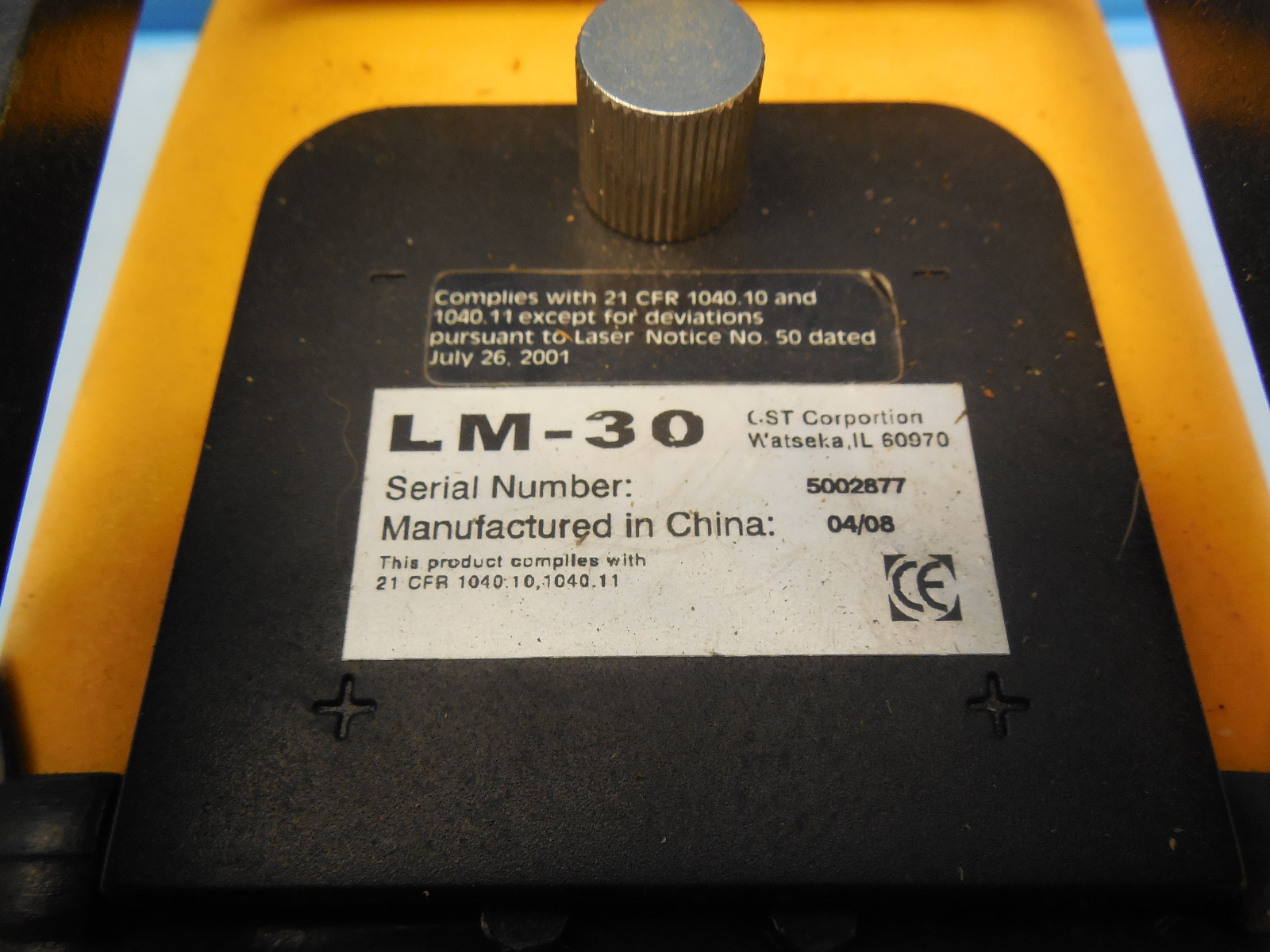 FOR PARTS LASERMARK WIZARD LM30 SERIES ROTARY LASER CST /