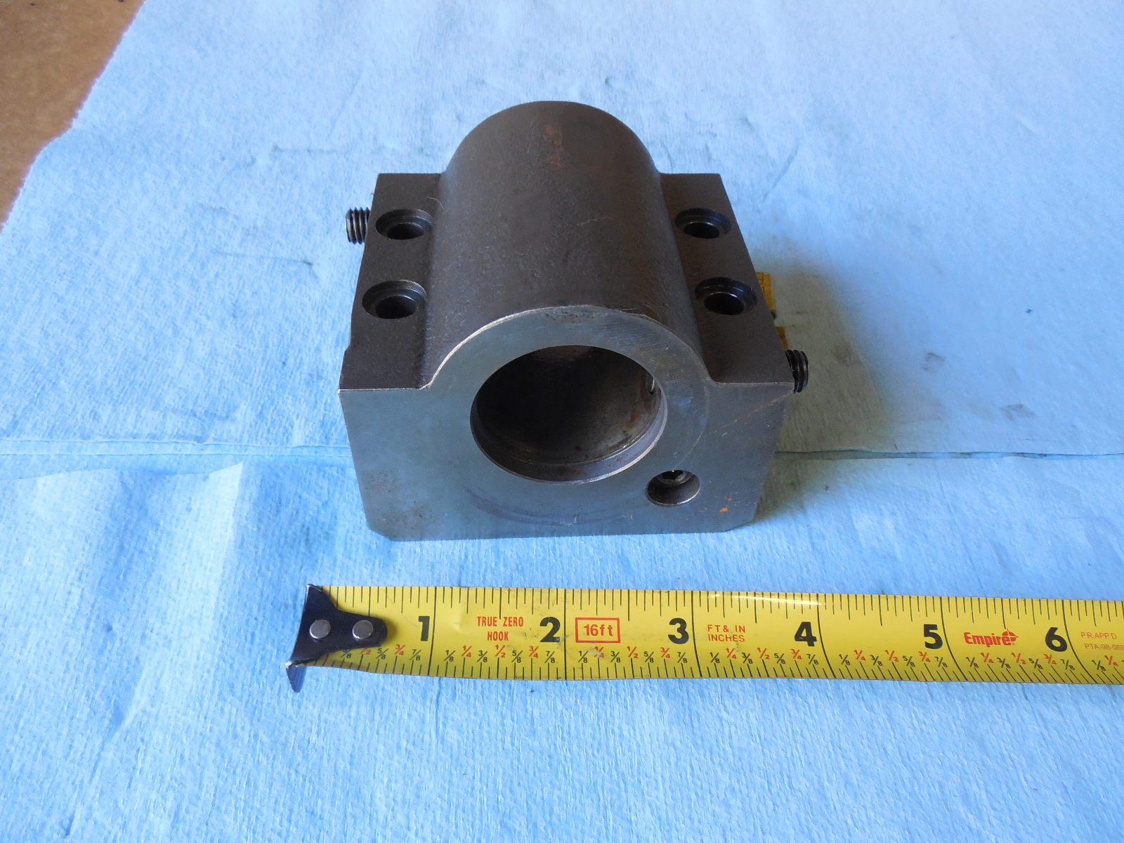 CNC LATHE 1 1/2" I.D. BORING BAR BLOCK MAZAK ? HAAS ? YOU TELL ME